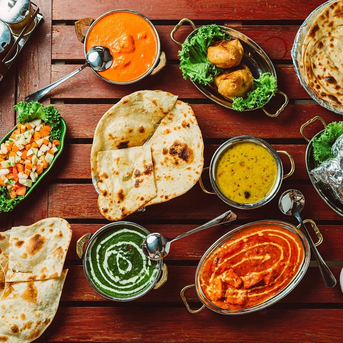 Saag and curry